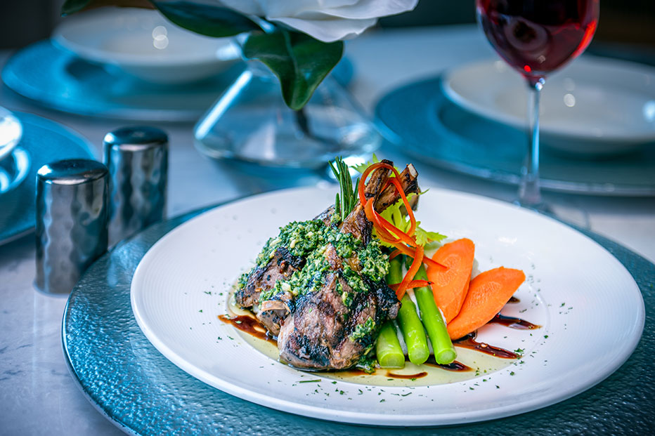 Lamb Chop with Sides (3)